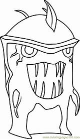 Slugterra Ghouls Coloringpages101 Slugs Slug sketch template