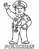 Policeman Firefighter sketch template