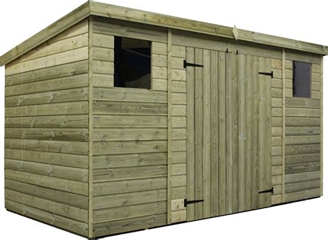 empire sheds   ft    ft  wooden lean  shed