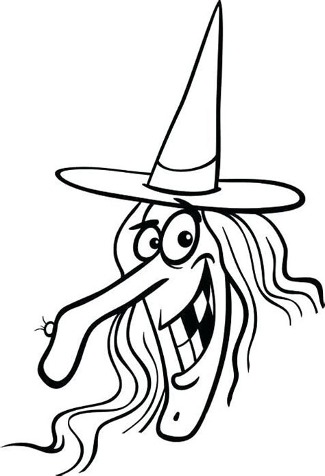 printable witch face template witch coloring pages halloween