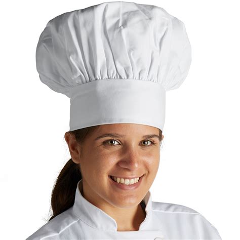 mercer culinary customizable white chef toque