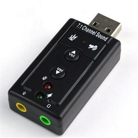noyokere external usb audio sound card adapter virtual  ch usb