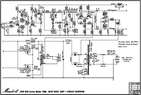 audio service manuals   marshall   jcm  schematic