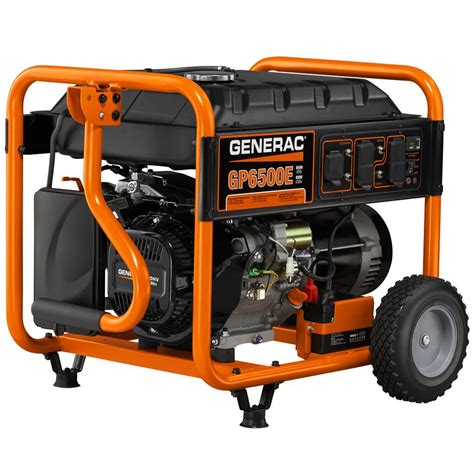 Generac 6 500 Watt Gasoline Powered Portable Generator 5941 The Home