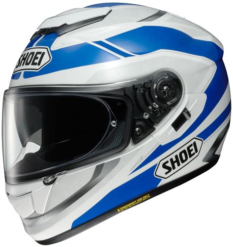 shoei adult bluewhite gt air swayer full face motorcycle helmet dot ebay