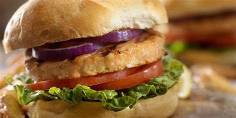 Salmon Burgers And Sweet Potato Oven Fries Healthywomen