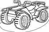Coloring Pages Atv Wheeler Four Popular sketch template