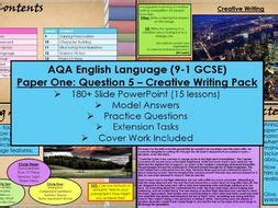aqa english language paper  question   pateresources teaching