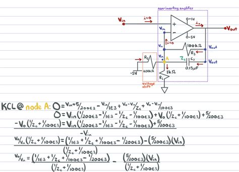 operational amplifier transfer function  active filter electrical engineering stack exchange