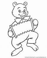 Coloring Pre Pages Kids Bear Kindergarten Honkingdonkey Dancing Color Sheets Printable Activity Fun Print Drawing Students Library Popular Sheet Insertion sketch template