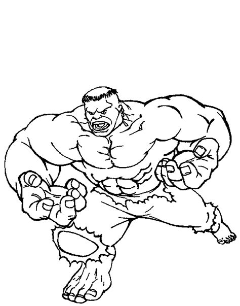 coloring pages  hulk cartoon superhero coloring pages