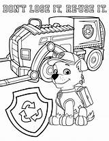 Paw Patrol Coloring Pages Mighty Chase Rocky Printable Pawpatrol Albanysinsanity Kids Truck Printables Choose Board Print Birthday sketch template