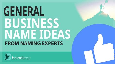 general business  ideas suggestions  naming experts