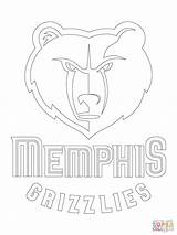 Coloring Nba Pages Memphis Grizzlies Logo Lakers Angeles Los Printable Sport Color Print Basketball Book Drawing Logos Getcolorings Online Awesome sketch template