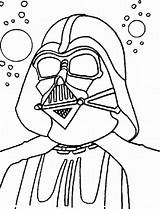 Wars Star Coloring Pages Lego Clone Sheets Vader Darth sketch template