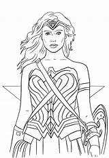 Wonderwoman Mujer Maravilla Superhero Amusant Kolorowanka Drukuj sketch template