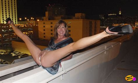 mature creampie on hotel roof top