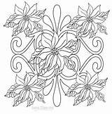 Poinsettia Coloring Pages Printable Cool2bkids Christmas Kids Getdrawings Flower sketch template
