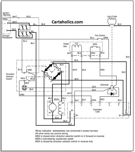 ezgo series wiring diagram  wiring