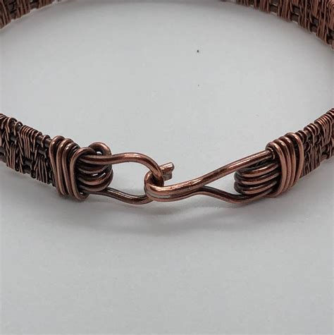 antique copper bracelet etsy