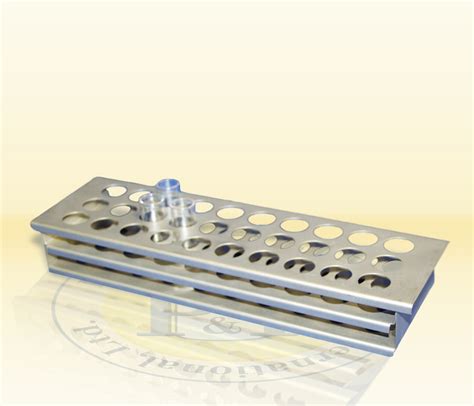 quickcheck™ sturdy stainless steel sample tube rack page and pedersen international ltd