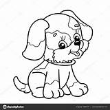 Hond Kleurplaat Tekeningen Downloaden sketch template