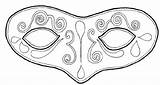 Coloring Pages Masks Venetian Mask Venice Obtain Depending Various Card Use sketch template