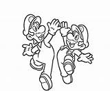 Luigi Mario Coloring Pages Super Color Printable Baby Drawing Brothers Getcolorings Popular Print Clipartmag Getdrawings Colorings sketch template
