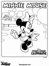 Coloring Pages Printable Junior Disney Kidsworksheetfun Mouse Minnie Mickey Clubhouse sketch template