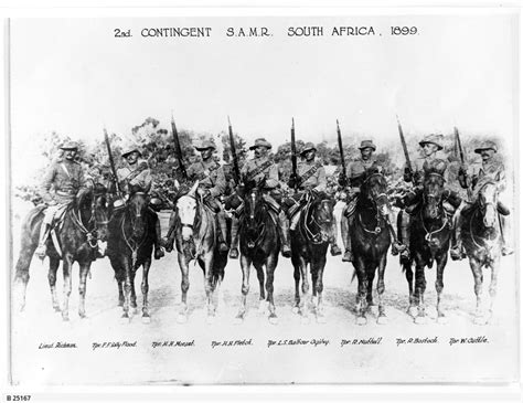boer war soldiers photograph state library  south australia