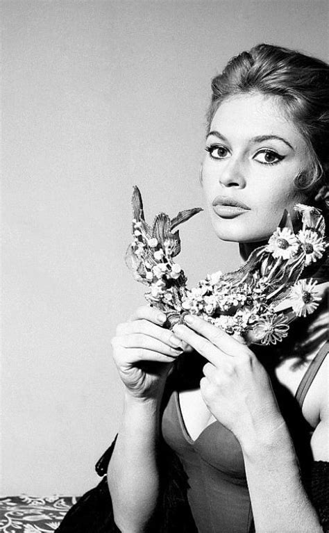 Brigitte Bardot During The Filming Of A Woman Like Satan 1958