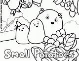 Potatoes Coloringbay Popular Getdrawings sketch template