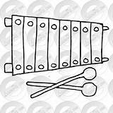 Xylophone Outline Clipart Clipground Classroom Watermark Register Remove Login Lessonpix sketch template