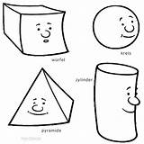 Shapes Formen Geometrische Cool2bkids Cube Maker Mister Malvorlagen Template sketch template