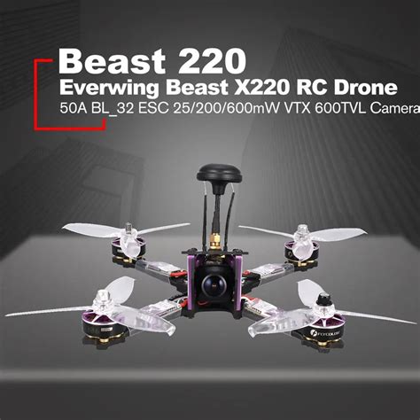 everwing beast   osd fpv racing drone quadcopter   bl esc mw vtx