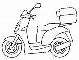 Ciclomotor sketch template