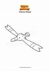 Pokemon Wingull Dibujo Supercolored Tropius Pom Kabuto sketch template