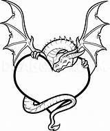 Dragon Heart Drawings Drawing Broken Coloring Draw Pages Cool Sketch Hearts Designs Step Easy Dragoart Outline Dragons Clipart Color Lineart sketch template