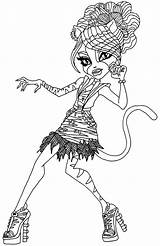 Coloring Monster High Pages Venus Meowlody Elfkena Zombie Shake Getcolorings Deviantart sketch template