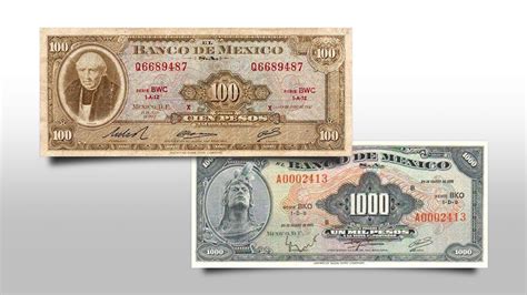 Estos Antiguos Billetes De Cuauhtémoc Y Miguel Hidalgo Se Venden De