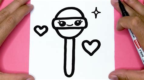 draw  cute lollipop   draw youtube