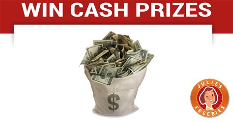 enter  win  cash prize julies freebies