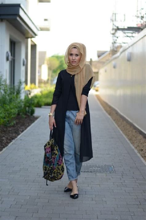 Latest Casual Hijab Styles With Jeans 2017 2018 Trends And Looks
