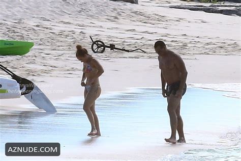 Jennifer Lopez And Alex Rodriguez At The Beach In Turks And Caicos Aznude