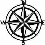 Compass Nautical Clip Line Drawing Clipart Getdrawings Wall High 1736 Clipground sketch template