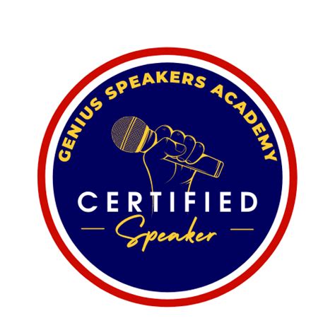 genius speakers academy certification