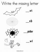 Coloring Missing Letter Write Widow Halloween October Favorites Login Add Twistynoodle sketch template