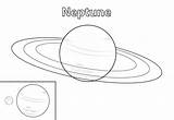 Neptune Planet Coloring Pages Printable Categories Planets sketch template