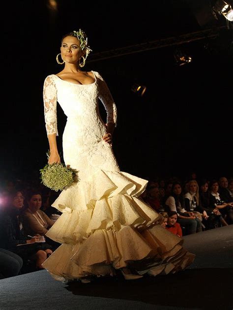flamenco style wedding dress weddings pinterest wedding style
