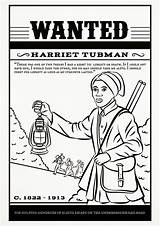 Harriet Tubman Underground Printables Supercoloring sketch template